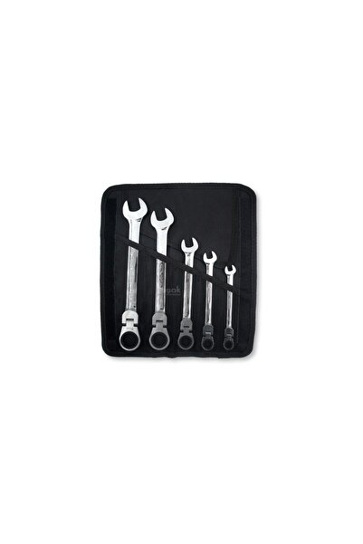 CETA FORM B06-R05 Articulated Ratchet Combined Wrench Set 5 Pieces