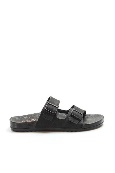 My Hafhaf 45 - 47 Special Black Anatomical Sole Men's Slippers
