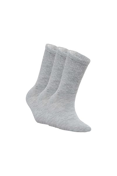 George Phoenix Чорапи Cloud Socks - Дълги спортни чорапи до глезена, сиви, 3 чифта