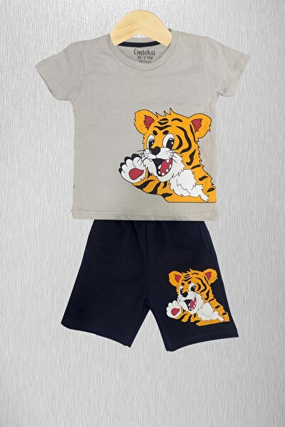 Amazon Ev Bottom and Top Set with Teddy Bear Shorts on the Side, Between 4 an...