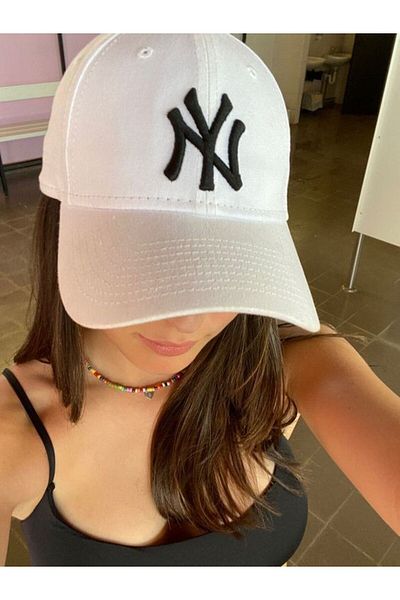 MSA Unisex Baseball Ny Hat White-black