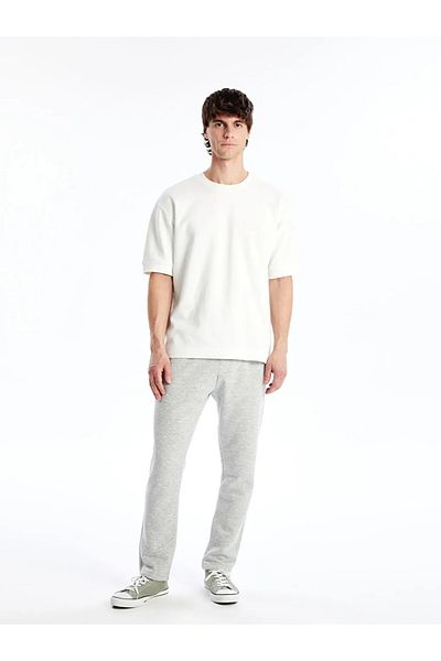 LC Waikiki Ανδρικό Slim Fit Sweat παντελόνι LCW Casual Grey - Melange