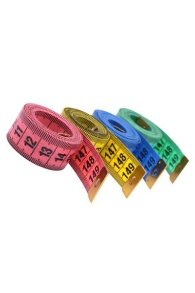Kent Pazarı 150 cm Transparent Tape Measure - 5 Pieces Boxed, Tailor Shop Hobby