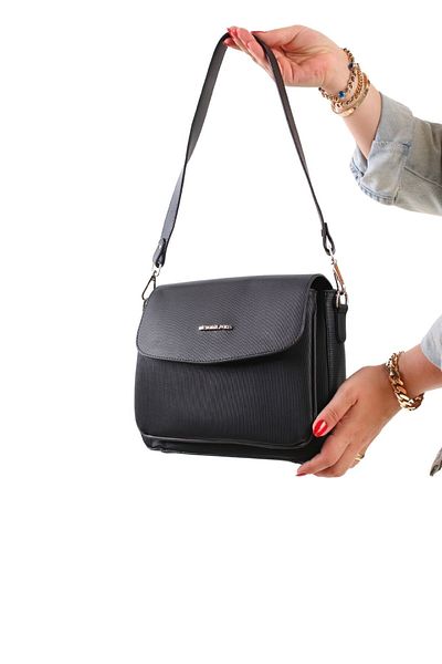 GALB LEATHER Geantă de umăr pentru femei - Dimensiune mare, 2 bretele, cu capac