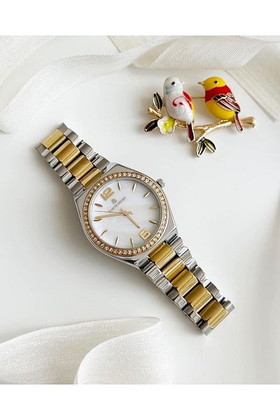Navimarine Gold Silver Women's Wristwatch
