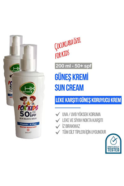 LRS STORE HK Çocuk Güneş Kremi 50+Faktör Güneş Koruyucu Süt Krem Yüz ve Vücut...
