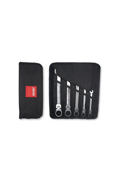 CETA FORM B06-R05 Articulated Ratchet Combined Wrench Set 5 Pieces