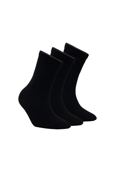George Phoenix Чорапи Cloud Socks - Къси спортни чорапи до глезена, черни, 3 чифта
