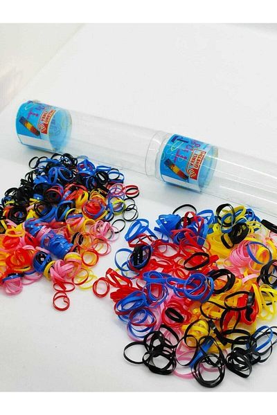 tingpai Colorful Perm Rubber Buckle Thin And Thick Large 2 Boxes