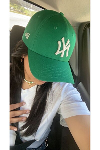MSA Unisex Beyzbol Ny Şapka Yeşil-beyaz
