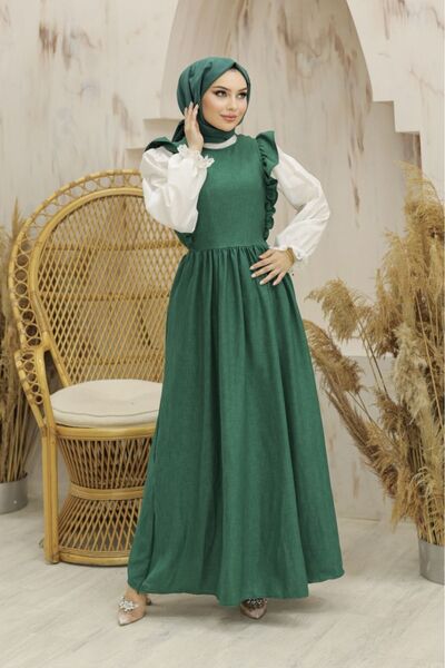 SAVAKREP TESETTÜR ARMONA YEŞİL TESETTÜR JİLE