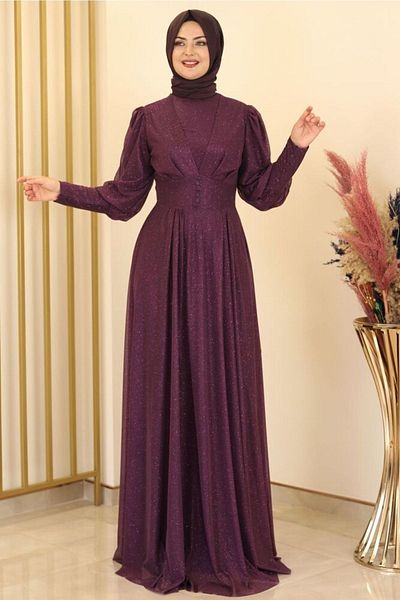 Fashion Showcase Rochie de seara Dilber Mov - Design - Fsc2148