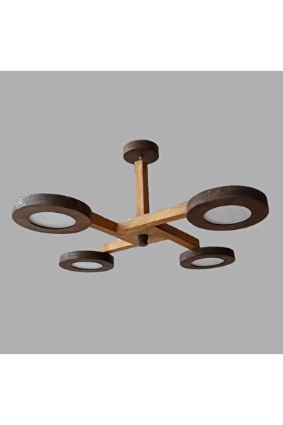 SİMETRİ AVİZE Ahşap Avize