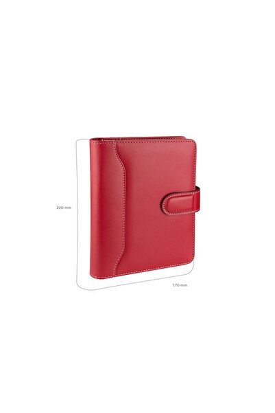 2K Organizer Agenda with Case A5 Undated Lined 160 Sheets 14X20 Notebook Medium Language Rainbow Vegan 1