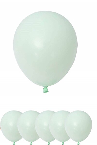 Partifabrik Green Pastel Colored Macaron - Balloon 10 Pieces