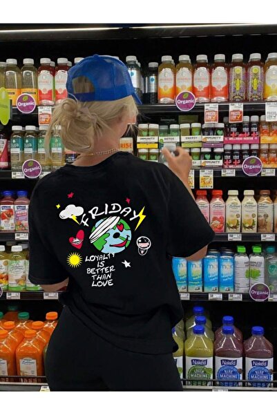 Jose Clothing Organska pamučna štampana majica Oversize