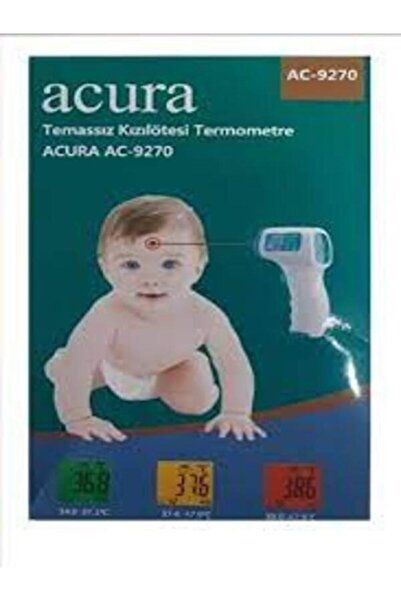 Acura Temassız Kızılötesi Ateş Ölçer Renkli Ekranlı, Nesne Ve Vücut Ölçer Ac-9270