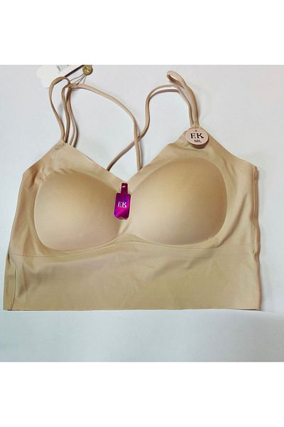 F.K Seamless Laser Cut Bustier - Skin Color