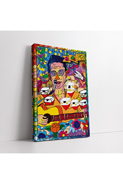 KOSS Dijital Pop art muzičar, grafiti, slika na platnu