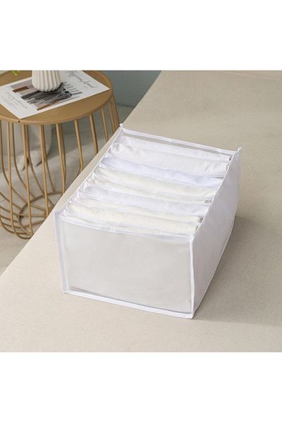 YELLOW STARY HOME DECOR Drawer Organizer Compartmented Organizer L Multi-purpose Closet and Drawer Organizer 24x37x18 cm