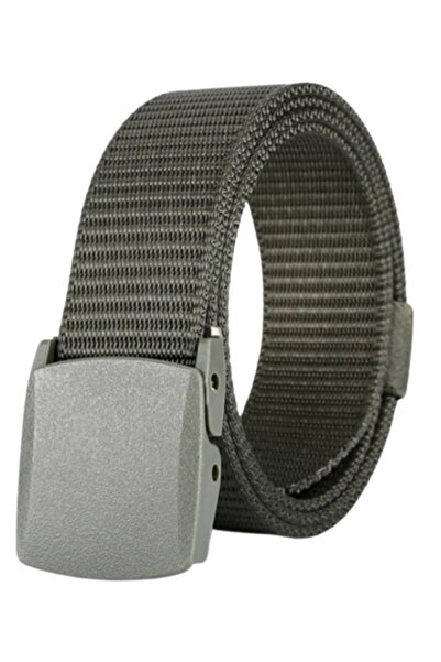 twentyfive25 Plastik Tokalı Taktik Tarz Palaska Örme Kemer Haki