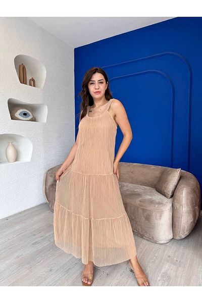 devesta Rochie căptușită cu design pudra