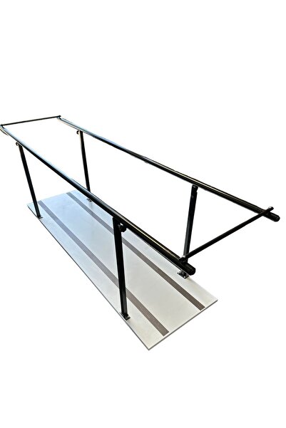 FTRMALZEMECİM Fizik Tedavi Paralel Bar 3 Metre Yükseklik Ayarlı Kaydırmaz Şer...
