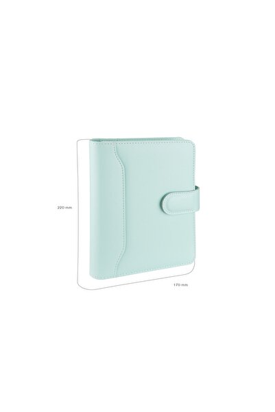 2K Organizer Agenda with Case A5 Undated Lined 160 Sheets 14X20 Notebook Medium Language Rainbow Vegan 1