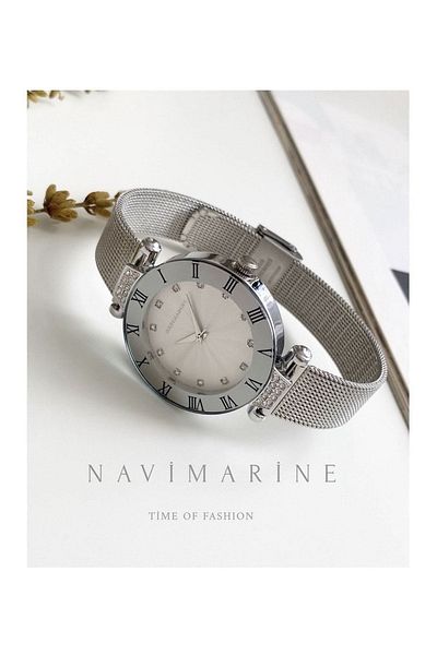 Navimarine Silver Color Women's Wristwatch