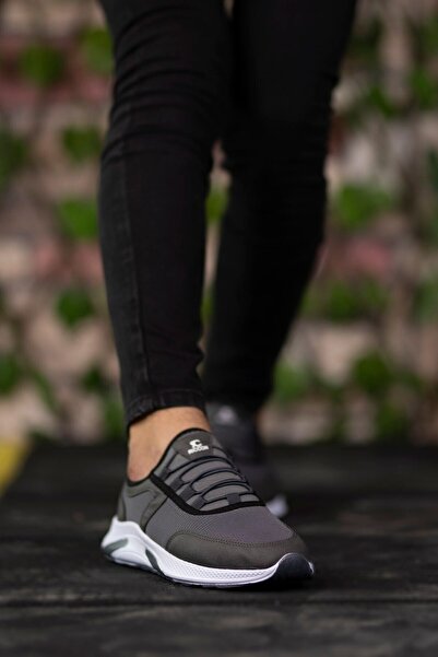 Riccon Zakouřené bílé unisex tenisky0012035