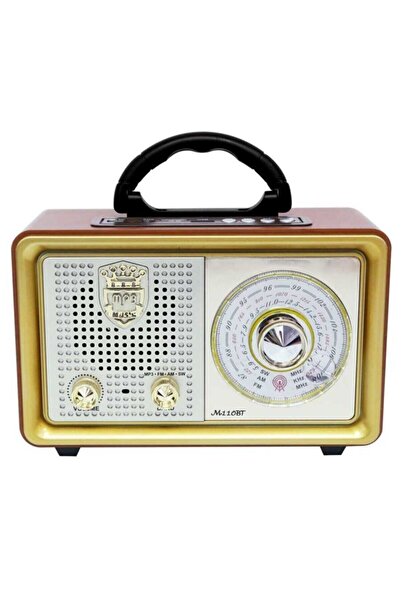 MOBAX ?meier Nostaljik Radyo Usb Sd Card Bluetooth Nostaljik Radyo 110 Kahverengi