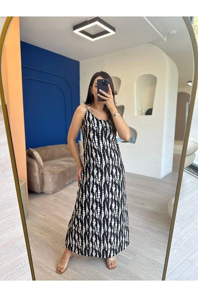 devesta Rochie cu curea neagra cu model Rosita