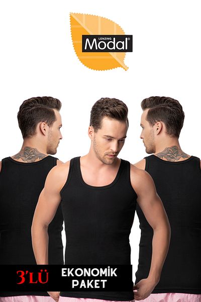 DONEX Men's Modal Athlete 3 Pack - 2142