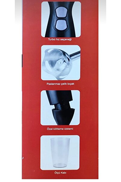 Home Nar Delta Turbo Çubuk Blender 1200 W