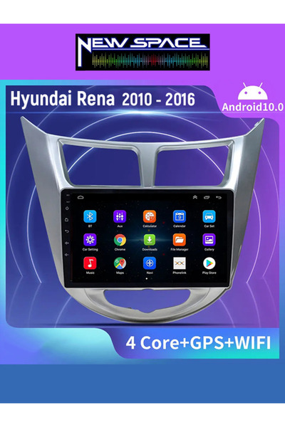 NEWSPACE Hyundai? Accent Blue Uyumlu 2gb Ram 32gb Rom Androi?d Carplay Multi?...
