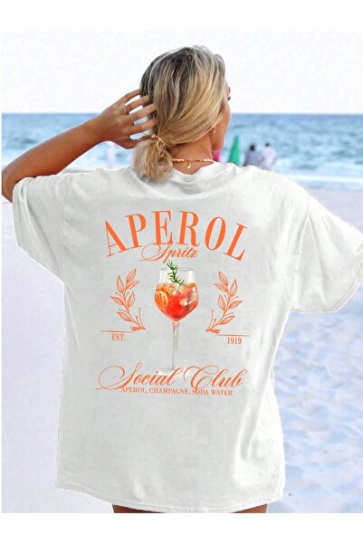 Jose Clothing Tricou oversize imprimat din bumbac organic