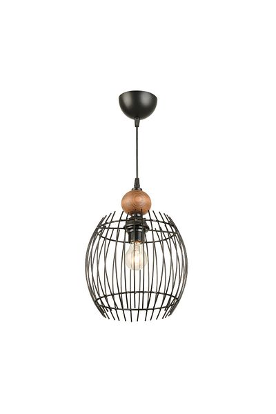 Safir Light Fiorenze Black Metal Pendant Lamp - 80 cm