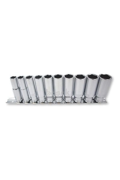 CETA FORM C14-rh10 10 Pieces - 3/8 Inch 6 Corner Deep SocKet Wrench Set