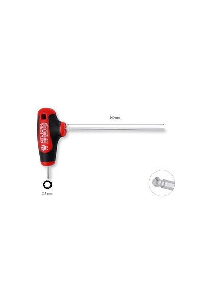 CETA FORM 2.5 Mm T Handle Tophead Allen K11-025-100
