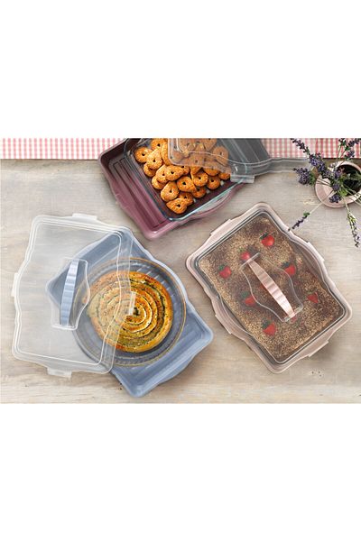 Voltmar Bursev 1104 03 Trio Cake/Burglass Carrying Container Aa8694917006464