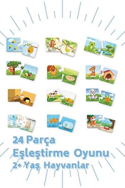 Bonkido Eşleştirme Ve Tamamlama Kartları 4 Lü Set