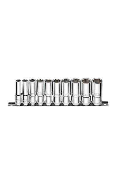CETA FORM C14-rh10 10 Pieces - 3/8 Inch 6 Corner Deep SocKet Wrench Set