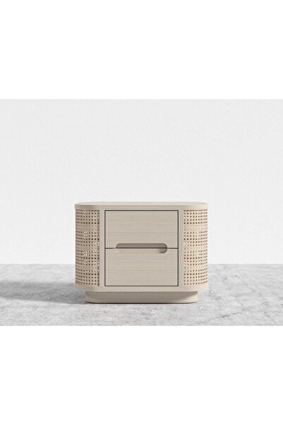 Latanwood Athena Hazeranlı Ahşap Komodin