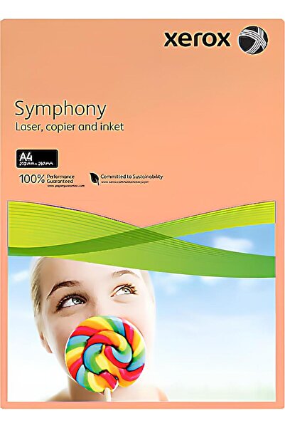 Xerox ورق نسخ ملون سيمفوني A4 80 جرام سلمون 1 عبوة 3r93962