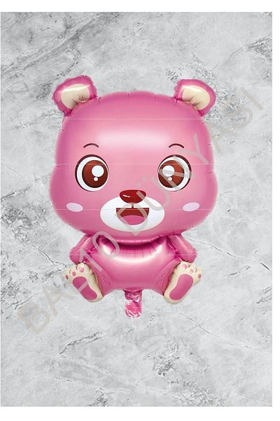 BAL10 DÜNYASI Bee Yeast Pink Foil Balloon