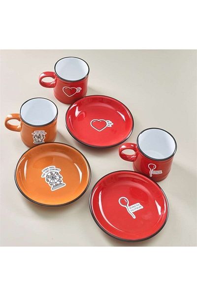 Paşabahçe I Fly From Joy Ceramic Cake Plate 15.5cm