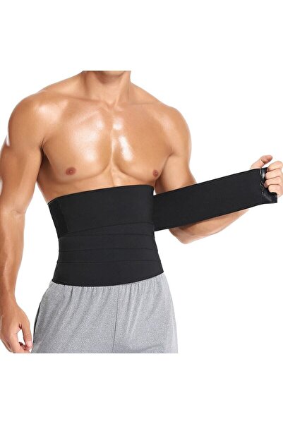 Q-İN Waist Trainer Inceltici Zayıflatıcı Bele Dolamalı Kum Saati 4m Sarma Bel Korsesi