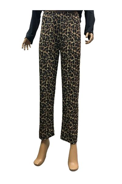 eflin Women's Hijab Leopard Swimsuit Bottom Single Pants