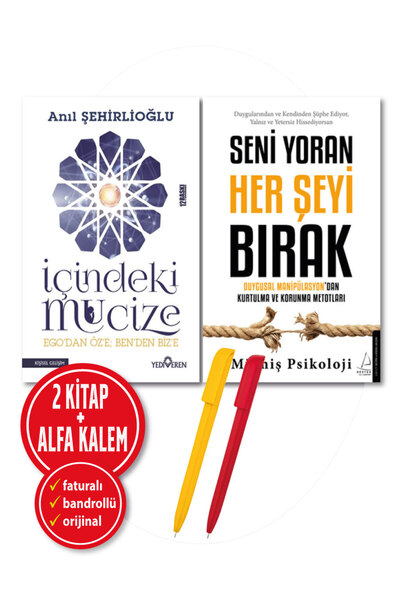 Yediveren Yayınları İçindeki Mucize(ANIL ŞEHİRLİOĞLU)+Seni Yoran Her Şeyi Bır...