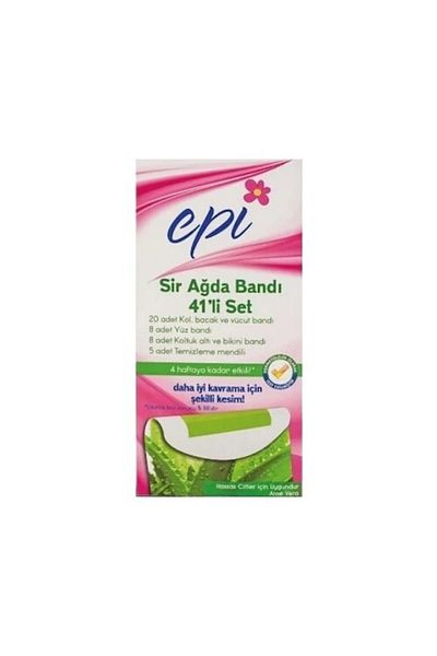 Epi Waxing Stripes Set of 41 Aloe Vera Sir